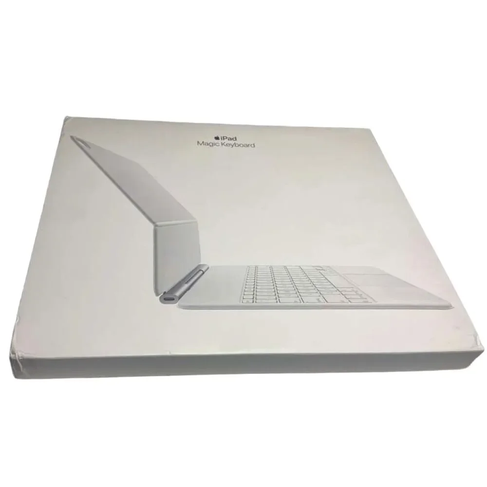 Apple Magic Keyboard iPad Air 13-inch M2 M3 6th 7th Gen White A3340 US MDFW4LL/A